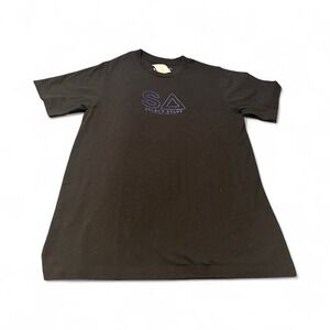 Select Start Urban Outfitters Men's‎ Black Graphic Tee Black & Purple Large NWT